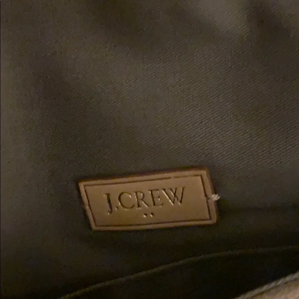 J. Crew Tan Suede Clutch - Picture 2 of 6